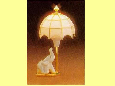 (image for) Dollhouse Scale Model Childs Elephant 12v Lamp