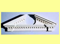 (image for) Dollhouse Scale Model Pediment