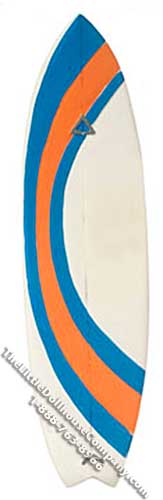 (image for) Dollhouse Scale Model Surfboard