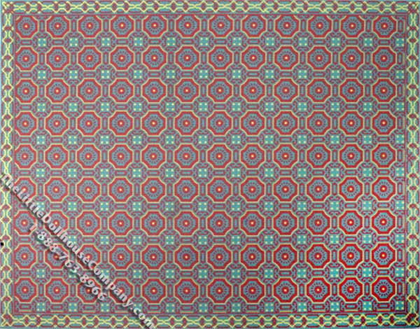 (image for) Dollhouse Scale Model Rectangular Rug