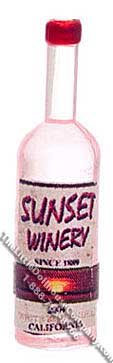 (image for) Dollhouse 1/2 Scale Model Bottle of Rose Wine