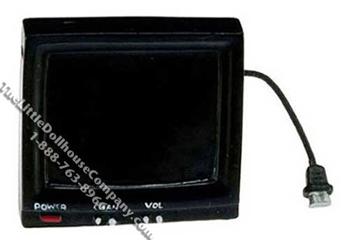 (image for) Miniature TV for Dollhouses