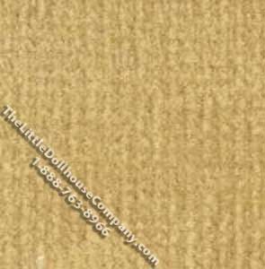 (image for) Dollhouse Scale Model Buff Carpeting 12" X 14"