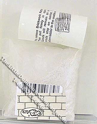 (image for) Dollhouse Scale Model White Magic Block Kit, Covers 2sq ft