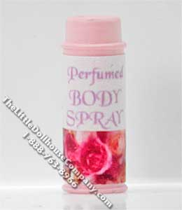 (image for) Miniature Can of Perfumed Body Spray for Dollhouses