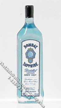 (image for) Dollhouse Scale Model Replica Bottle of Gin