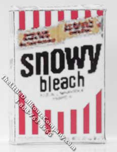 (image for) Miniature Replica Box of Bleach for Dollhouses