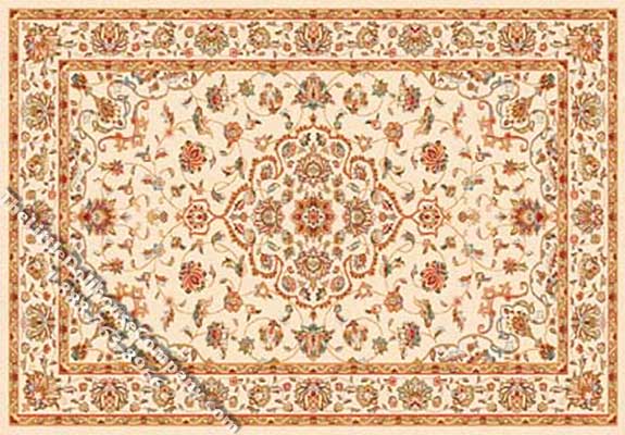 (image for) Dollhouse Scale Model Medium Sized Traditional Rug
