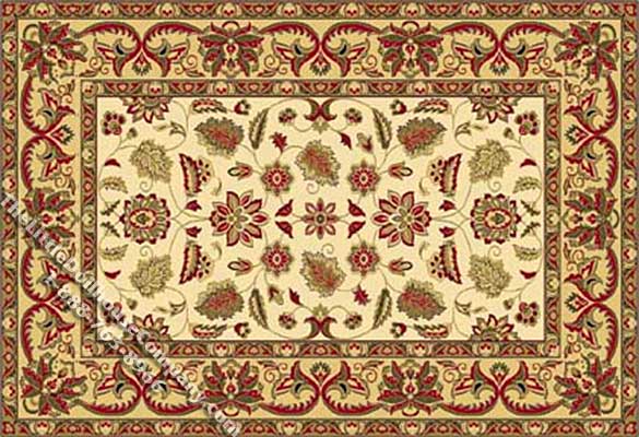 (image for) Miniature Large Sized Traditional Rug for Dollhouses