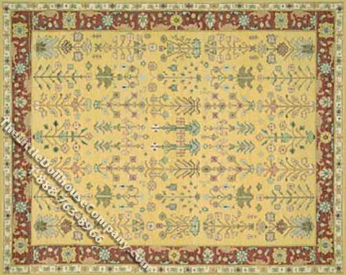 (image for) Dollhouse Scale Model Medium Sized Traditional Rug