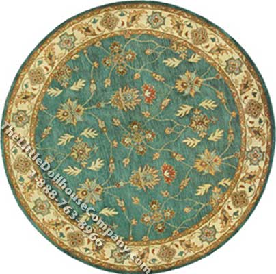 (image for) Miniature Small Sized Round Rug for Dollhouses