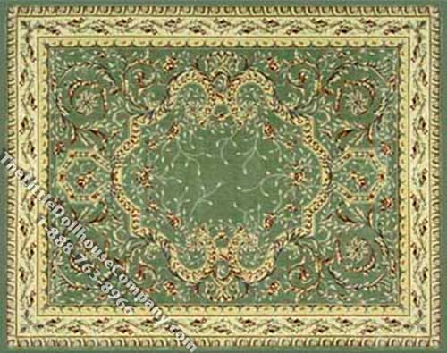 (image for) Dollhouse Scale Model Large Sized French Style Rug