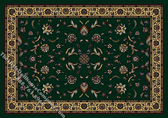 (image for) Dollhouse Scale Model Large Sized Traditional Rug
