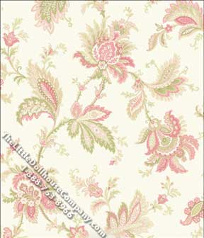 (image for) Dollhouse Scale Model Wallpaper Pink Jordan Pattern