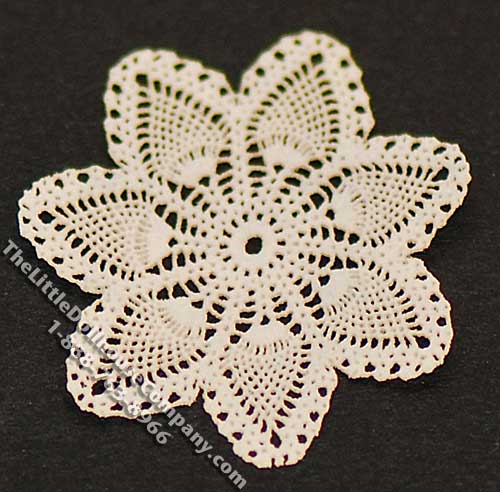 (image for) Miniature Laser Cut Doily for Dollhouses