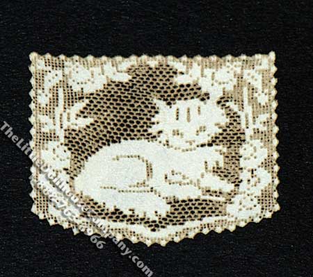 (image for) Miniature Laser Cut Cat Themed Doily for Dollhouses