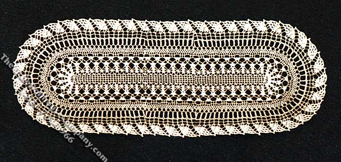 (image for) Miniature Laser Cut Doily Table Runner for Dollhouses