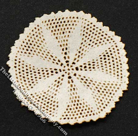 (image for) Miniature Round Laser Cut Doily for Dollhouses