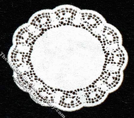 (image for) Miniature Multi-Scale Tiny Lace Laser Cut Doily for Dollhouses