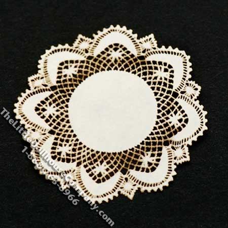 (image for) Miniature Laser Cut Doily for Dollhouses