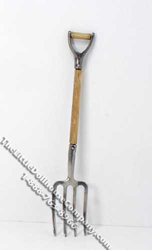 (image for) Miniature Garden/Nursery Pitch Fork for Dollhouses