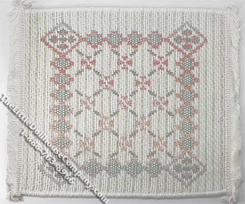 (image for) Dollhouse Scale Model Off-White Rug