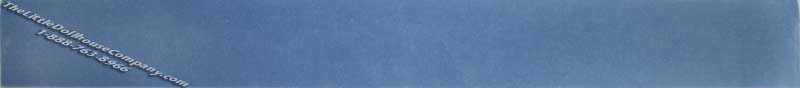 (image for) Miniature Blue Runner for Dollhouses