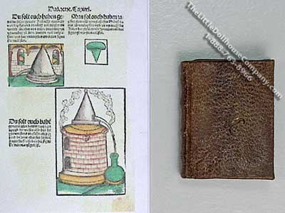 (image for) Miniature book: 'Liber de Arte Distilland' , H. Brunschwig, 1512