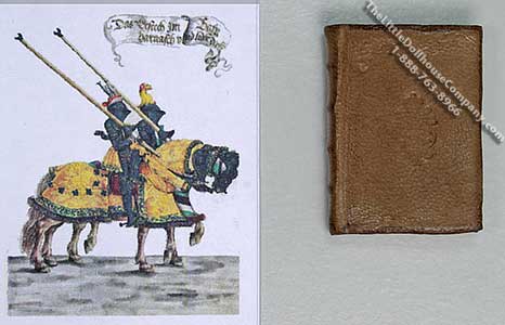 (image for) Miniature Book: 'Turnierbuch' (Tournament Book), Burgkmair, 1540