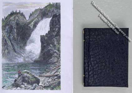 (image for) Miniature Book: 'Picturesque America', W.C. Bryant, 1872