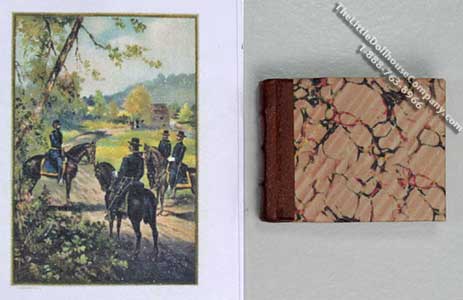 (image for) Miniature Book: 'The United States Army and Navy'