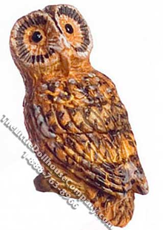 (image for) Dollhouse Scale Model Small Pell's Fishing Owl
