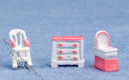 (image for) 1/144" Nursery Set for Dollhouses
