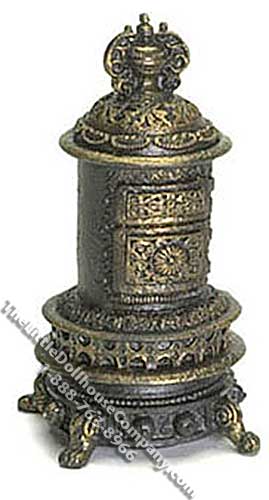 (image for) Miniature Porcelain Parlour Stove for Dollhouses