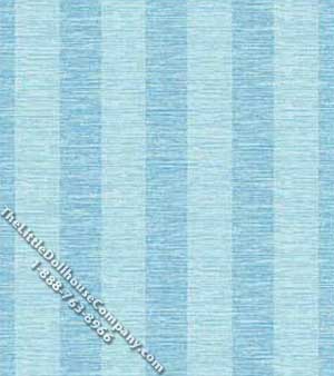 (image for) Dollhouse Scale Model Wallpaper Blue Grass Stripe Pattern