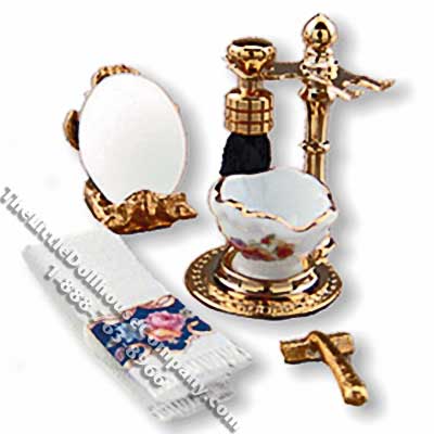 (image for) Miniature Shaving Items for Men for Dollhouses