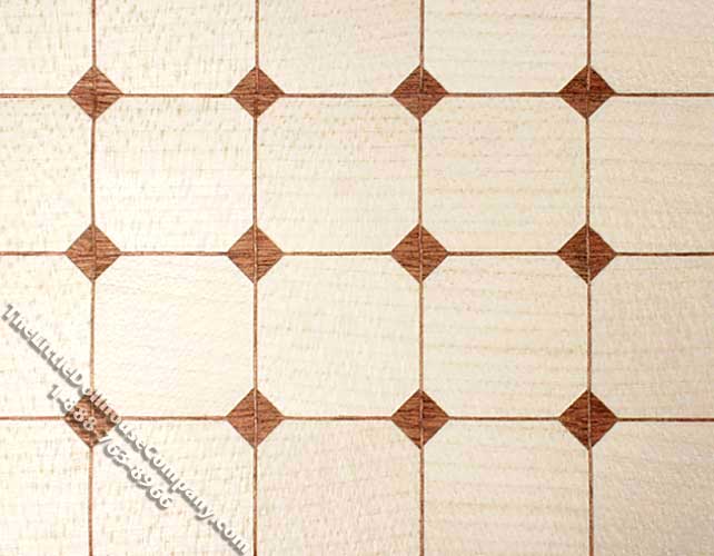 (image for) Wood Parquet Floor for Dollhouse Scale Models