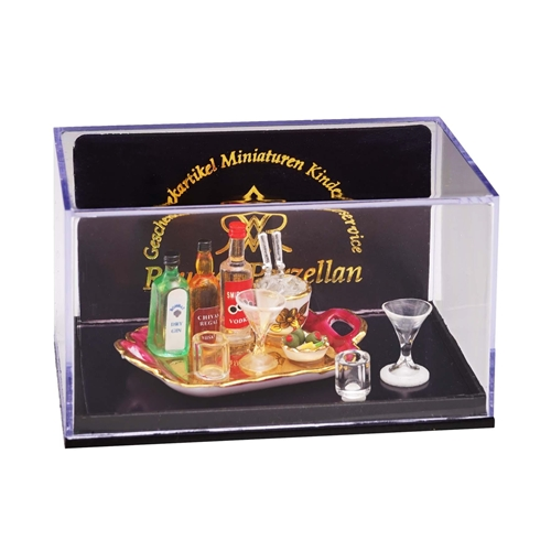 (image for) Dollhouse Scale Model Tray & Drink Set