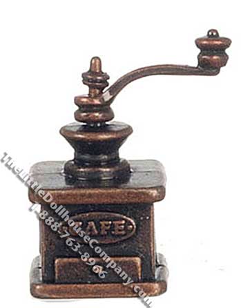 (image for) Dollhouse Scale Model Replica Hand Crank Coffee Grinder Mill