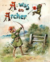 (image for) Miniature Book: 'A Was an Archer' (Children's Book)