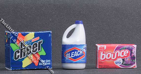 (image for) Miniature Laundry Set for Dollhouses