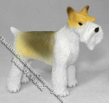 (image for) Dollhouse Scale Model Fox Terrier