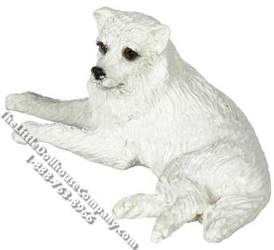 (image for) Dollhouse Scale Model Spitz Dog