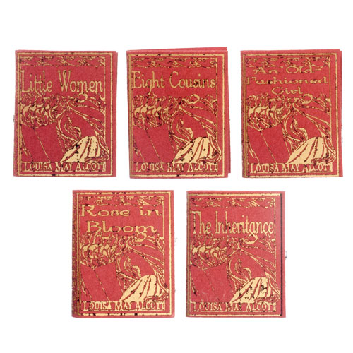 (image for) Miniature Reproduction Louisa May Alcott Books for Dollhouses