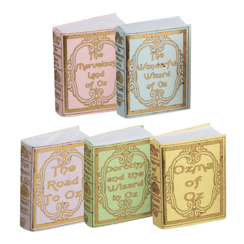 (image for) Miniature Reproduction Wizard of Oz Books for Dollhouses