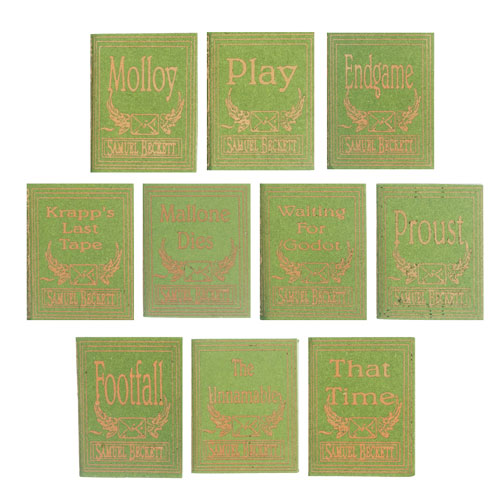 (image for) Reproduction Samuel Beckett Books for Dollhouses