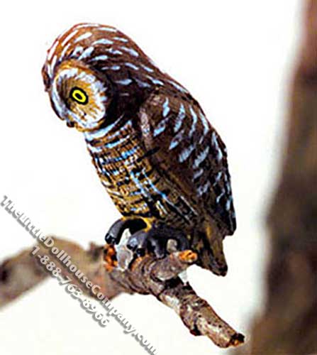 (image for) Dollhouse Scale Model Pell's Fishing Owl