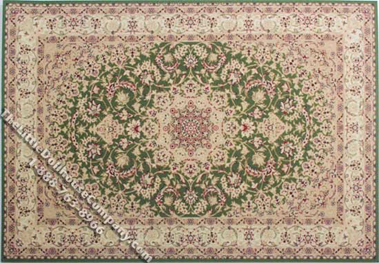 (image for) Dollhouse Scale Model Medium Sized Rectangular Traditional Rug