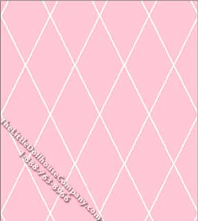 (image for) Dollhouse Scale Model Wallpaper Elle Pink Diamond