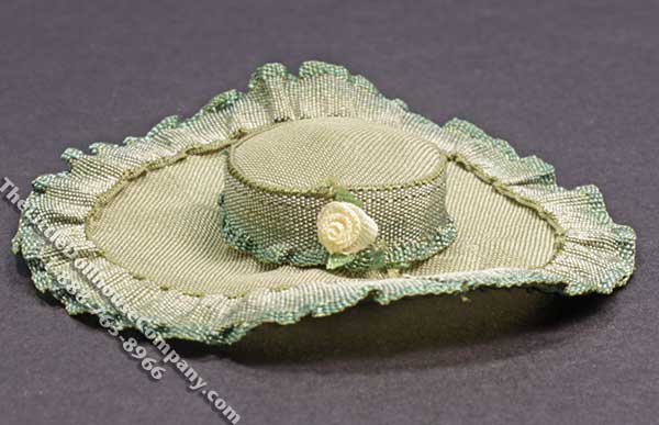 (image for) Ladies Green Hat by Judith Blondell for Dollhouses